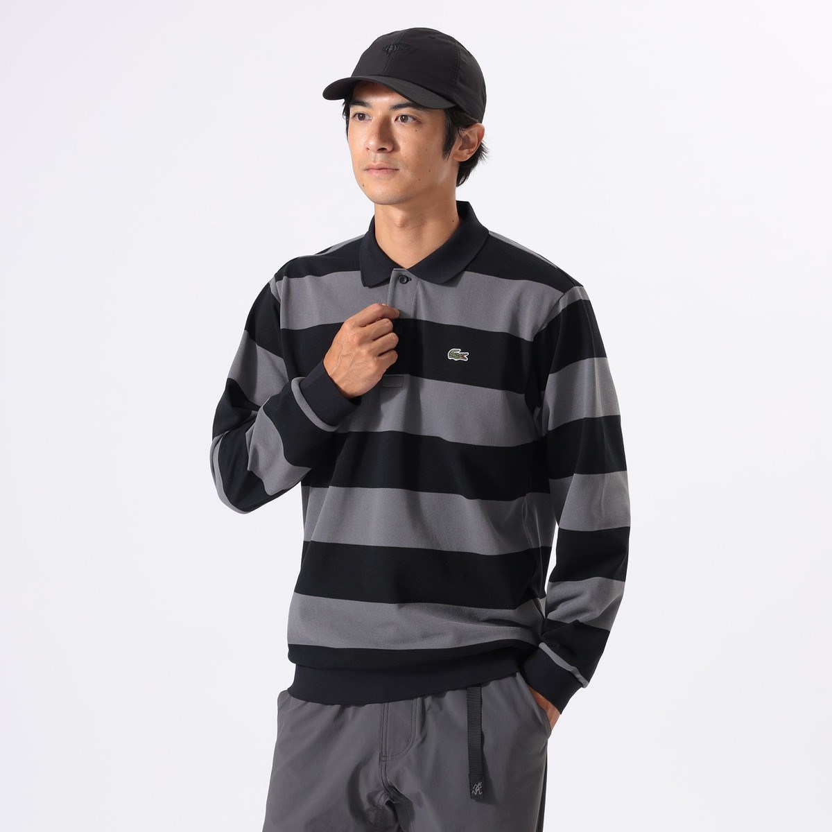 [2025NH~f] r[XSt BEAMS GOLF ORANGE LABEL ʒ LACOSTE {[_[ OX[u |Vc O[ 15 Y