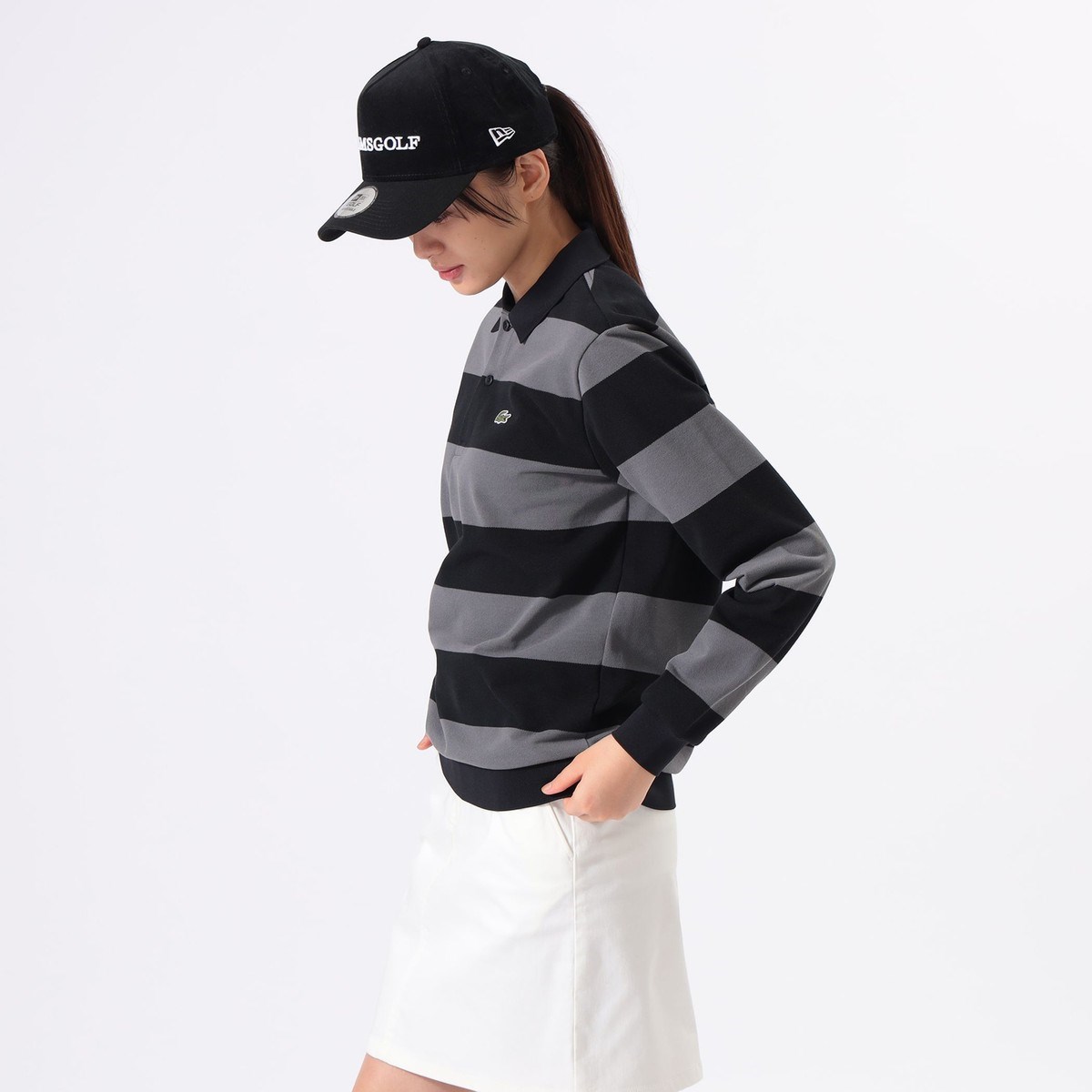 [2025NH~f] r[XSt BEAMS GOLF ORANGE LABEL ʒ LACOSTE {[_[ OX[u |Vc O[ 15 fB[X