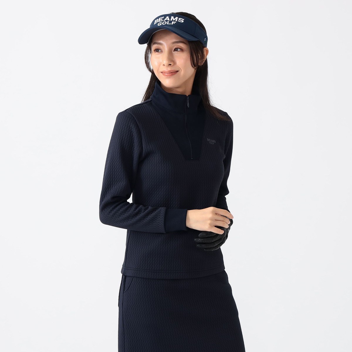 [2025NH~f] r[XSt BEAMS GOLF PURPLE LABEL PURPLE LABEL Xgb` EF[uLg n[tWbv vI[o[ lCr[ 79 fB[X