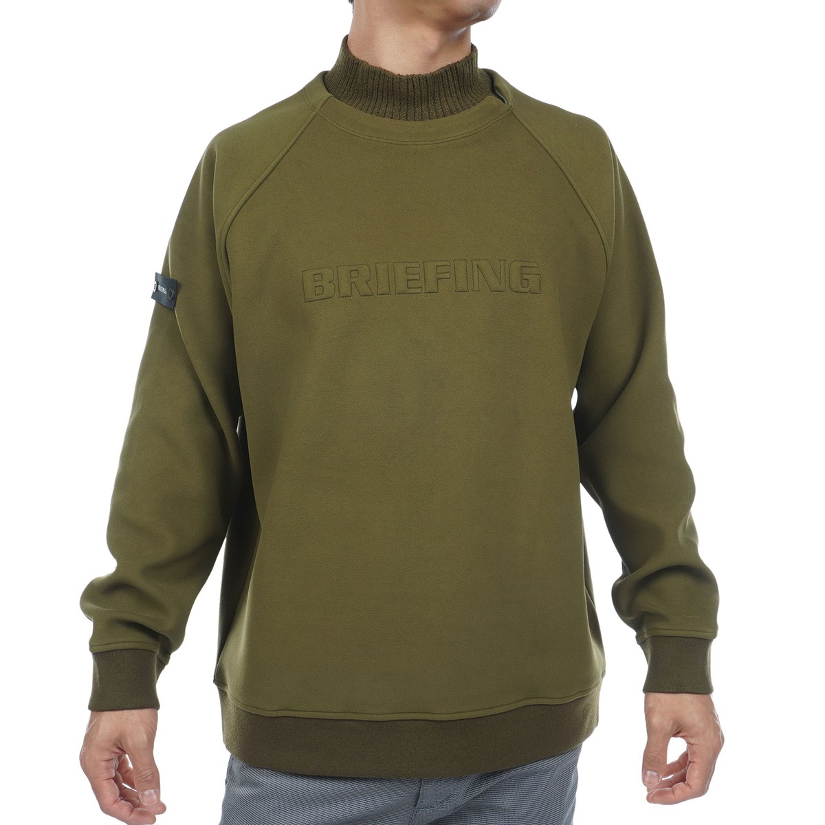 [2025�N�H�~���f��] �u���[�t�B���O BRIEFING HOL �X�e�b�`���S �t�F�C�N���C���[�h �n�C�l�b�N�����V���c �I���[�u 067 �����Y