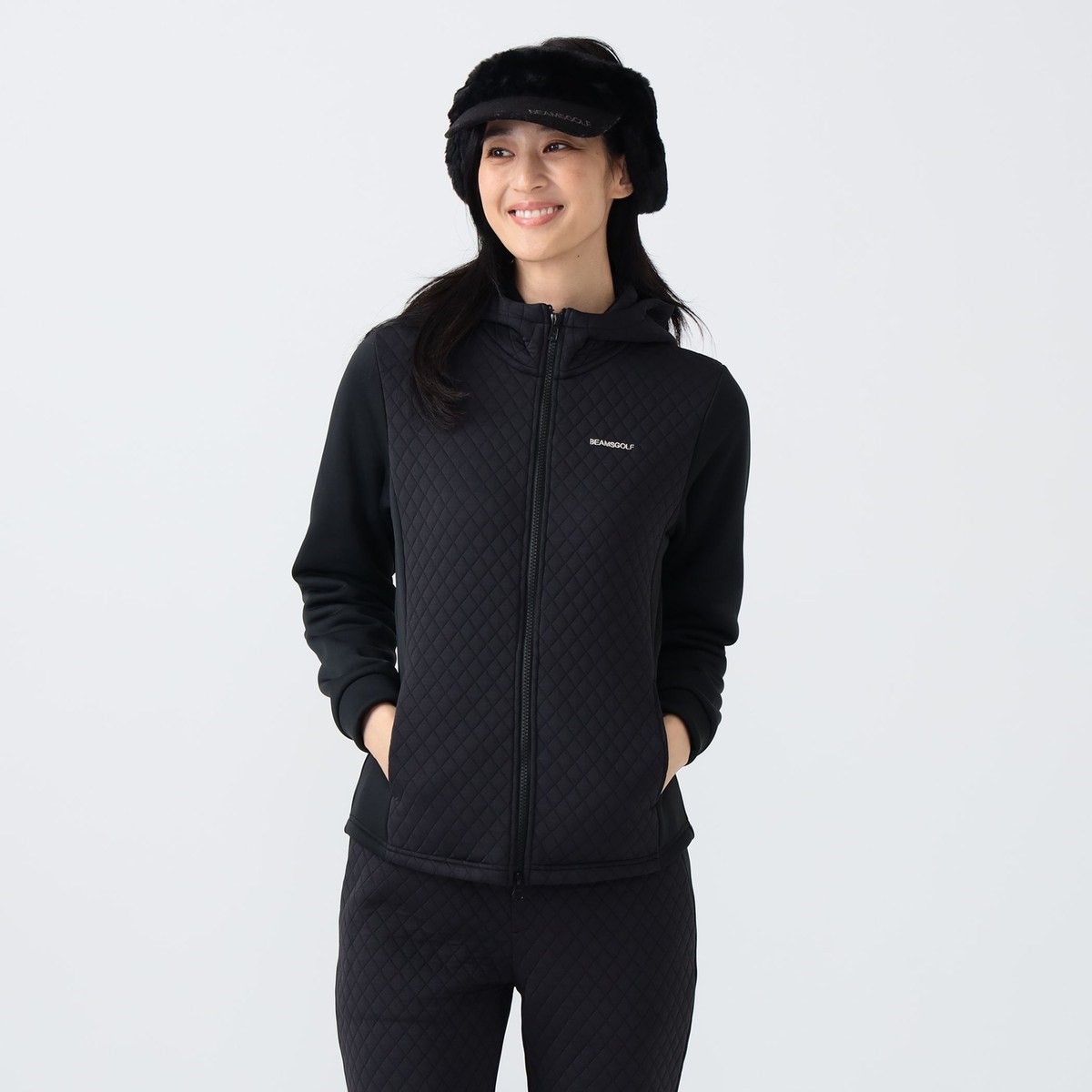 [2025NH~f] r[XSt BEAMS GOLF PURPLE LABEL PURPLE LABEL Lg ؂ւ WbvAbv t[fB[ ubN 19 fB[X