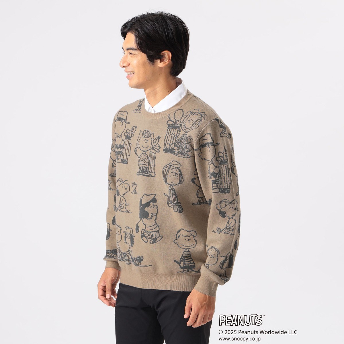 [2025NH~f] r[XSt BEAMS GOLF ORANGE LABEL THE PEANUTS GANG WJ[h jbg x[W 20 Y