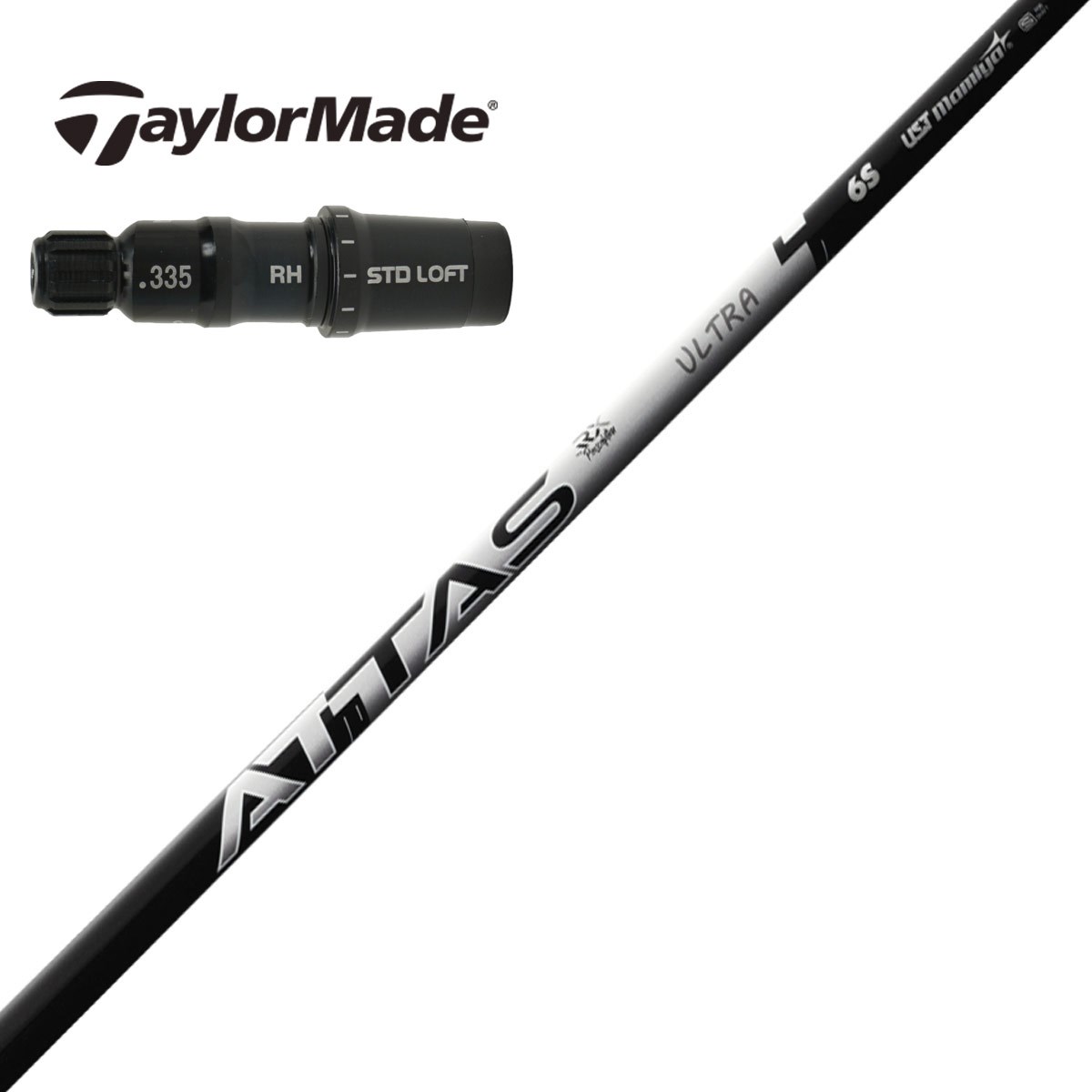 UST �}�~�� ATTAS �e�[���[���C�h�h���C�o�[�p ATTAS RX ULTRA BLACK �X���[�u�t���V���t�g �����Y
