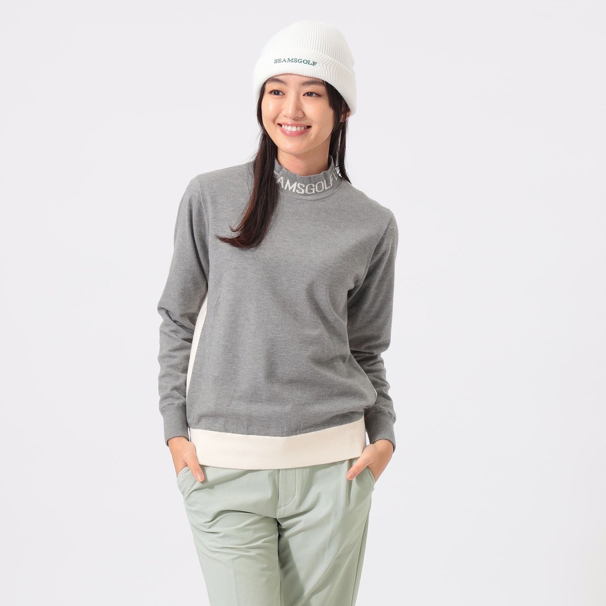 [2025NH~f] r[XSt BEAMS GOLF ORANGE LABEL ORANGE LABEL ݃S oCJ[ GAVbg jbg O[ 15 fB[X