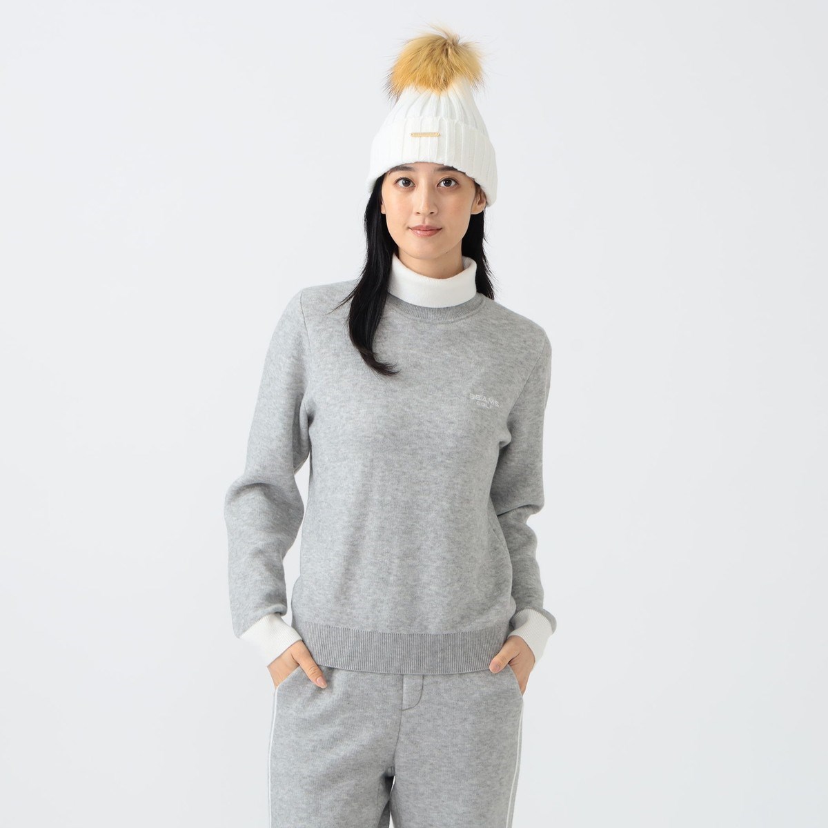 [2025NH~f] r[XSt BEAMS GOLF PURPLE LABEL PURPLE LABEL NbN ^[glbN vI[o[ O[ 15 fB[X