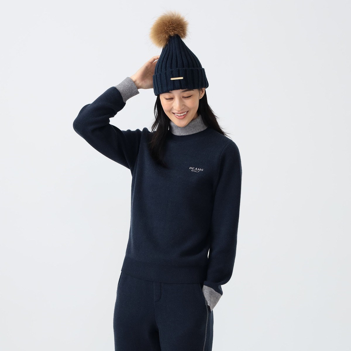 [2025NH~f] r[XSt BEAMS GOLF PURPLE LABEL PURPLE LABEL NbN ^[glbN vI[o[ lCr[ 79 fB[X