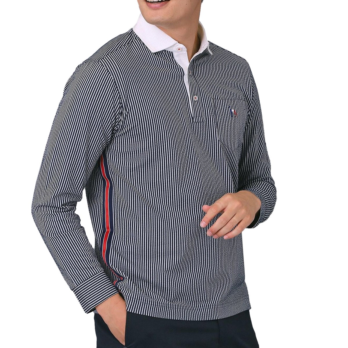 [2025�N�H�~���f��] �A�_�o�b�g�l�C�r�[ ADABAT NAVY �z������ �T�b�J�[�X�g���C�v�����|���V���c �l�C�r�[�^�z���C�g 394 �����Y