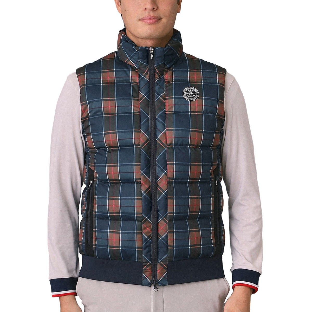 [2025�N�~���f��] �A�_�o�b�g�l�C�r�[ ADABAT NAVY �X�g���b�` ���� �^�[�^���`�F�b�N���ȃx�X�g �l�C�r�[ 294 �����Y