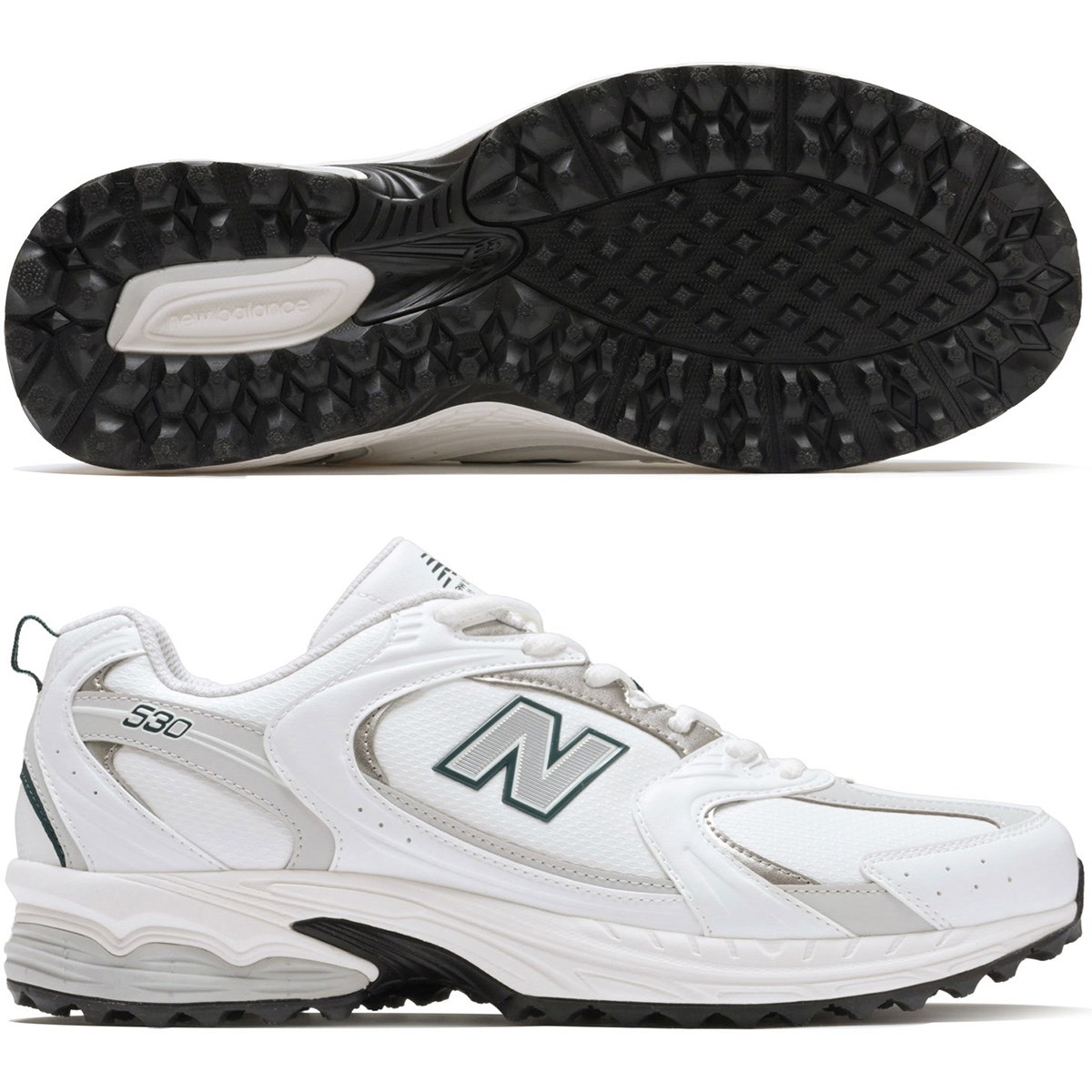 [2026�N���f��] �j���[�o�����X New Balance Golf �X�p�C�N���X 530 v1 SL �V���[�Y �z���C�g�^�O���[�� �S���t