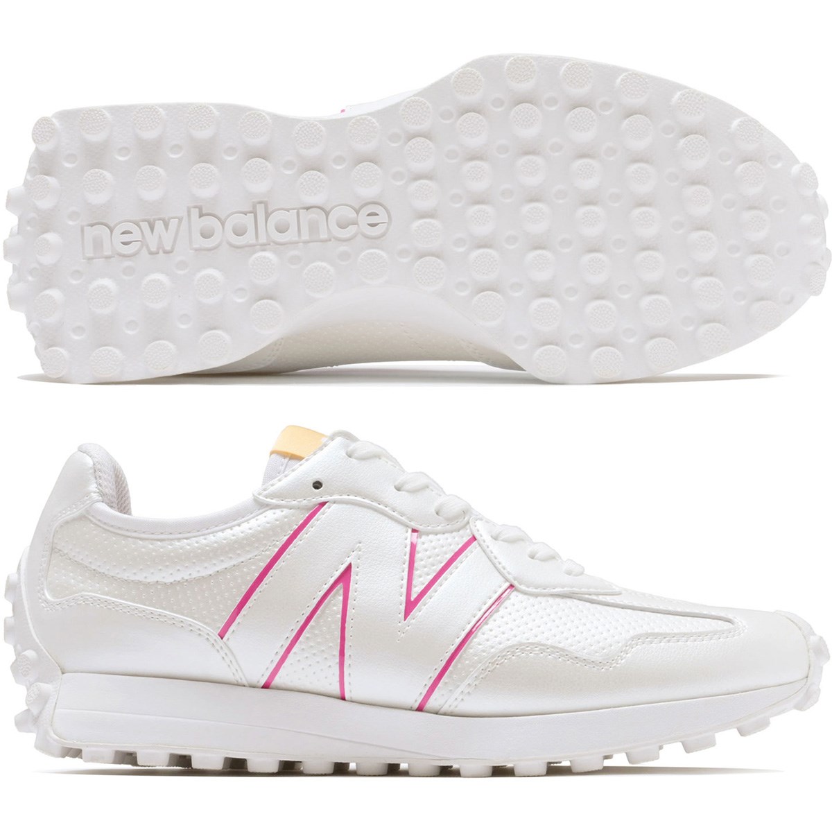 [2026�N���f��] �j���[�o�����X New Balance Golf �X�p�C�N���X 327 v1 SL �V���[�Y �z���C�g�^�s���N ���f�B�[�X