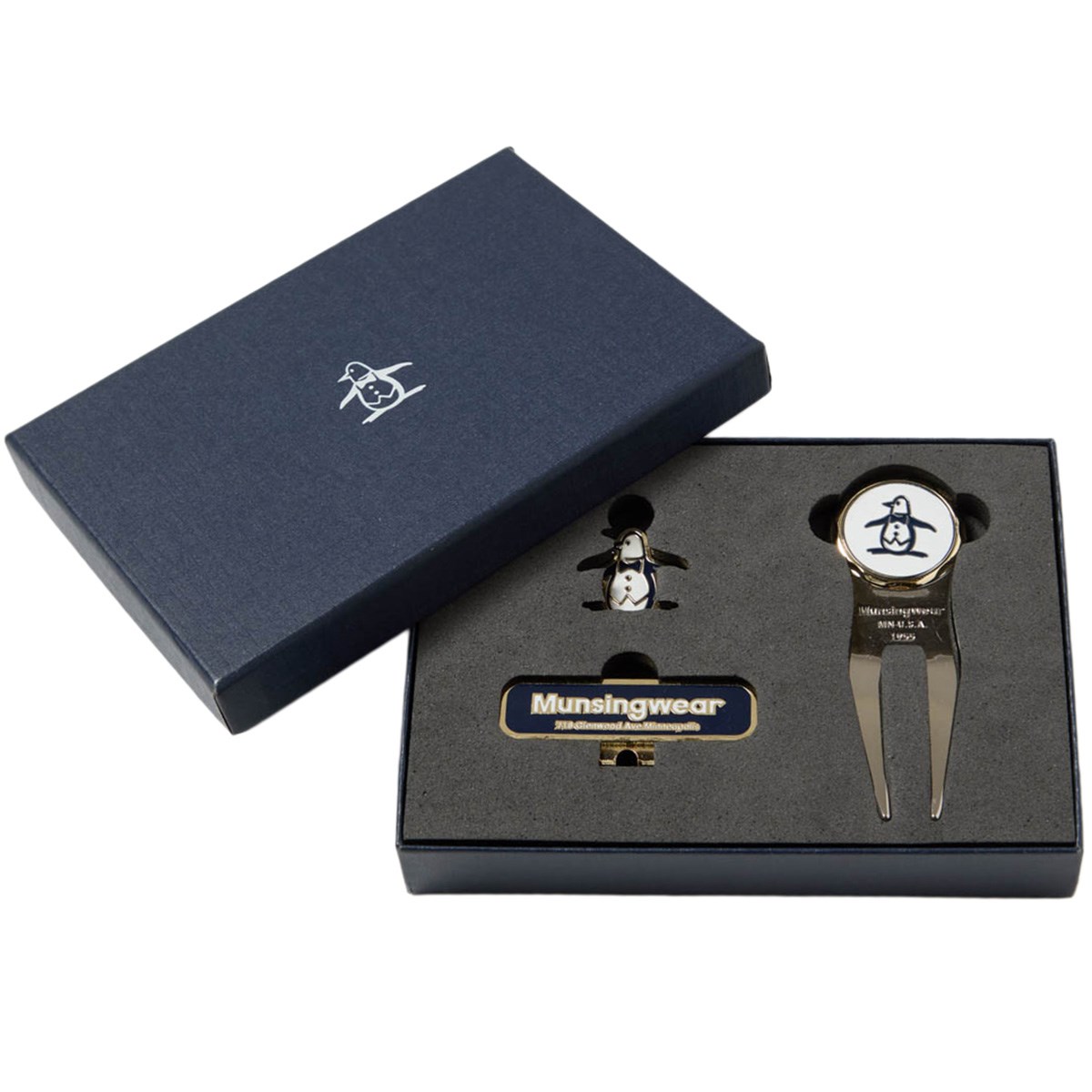 [2026�N���f��] �}���V���O�E�F�A Munsingwear �}�[�J�[���O���[���t�H�[�N �{�b�N�X�Z�b�g �l�C�r�[ 00 �����Y