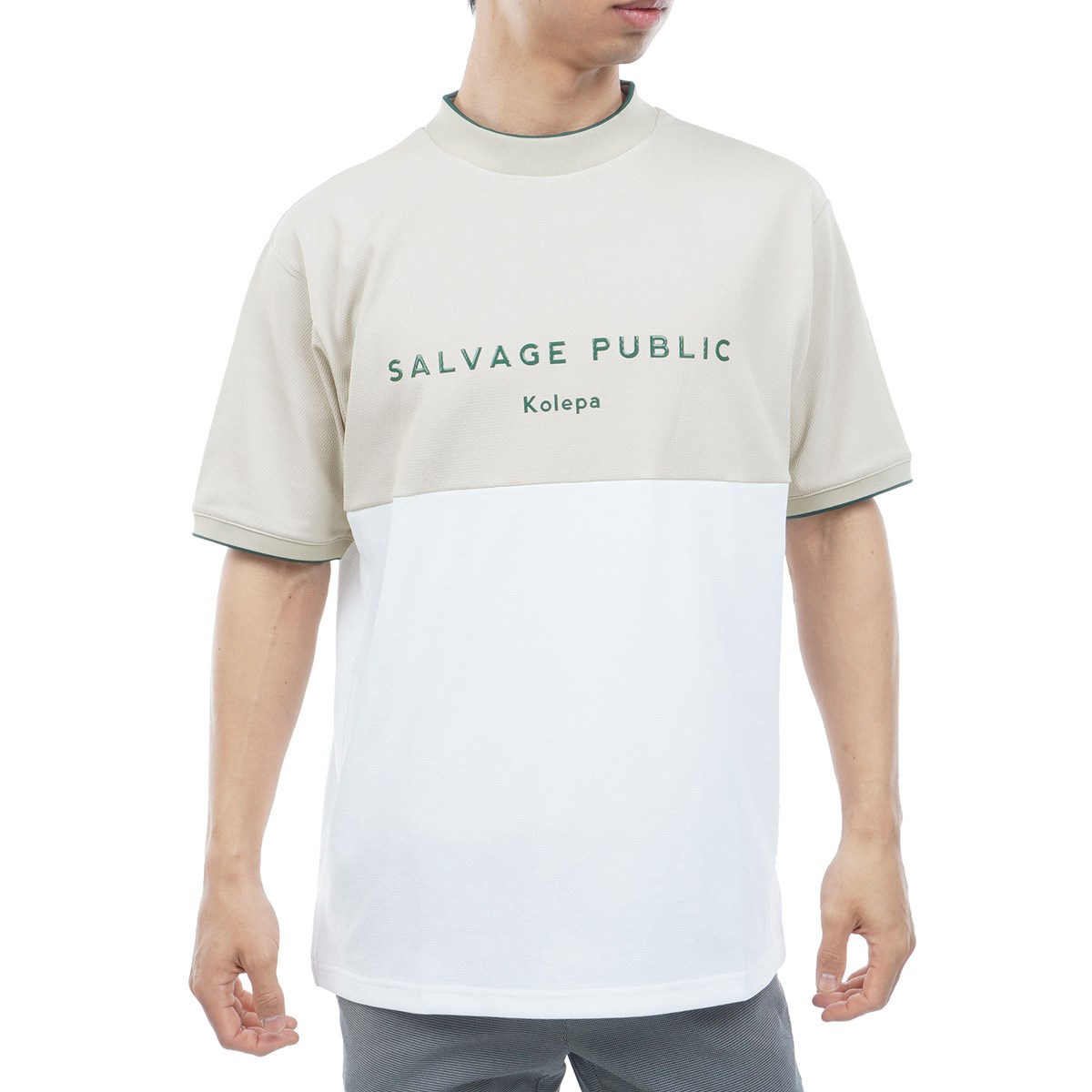 [2026�N�t�ă��f��] �T���x�[�W �p�u���b�N �R���p SALVAGE PUBLIC Kolepa �X�g���b�` Kolepa Stamp �N���i�|�n�|�n�o�C�J���[���b�N�l�b�N�����V���c �O���[�W���^�z���C�g �����Y