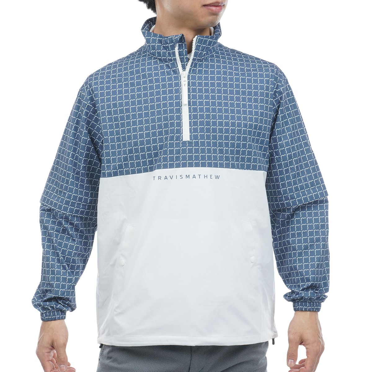 [2026�N�t�ă��f��] �g�����B�X�}�V���[ Travis Mathew �X�g���b�` 2WAY �n�[�t�W�b�v���E�X���[�u�W���P�b�g �x�[�����O�V�[ �S���t�E�F�A