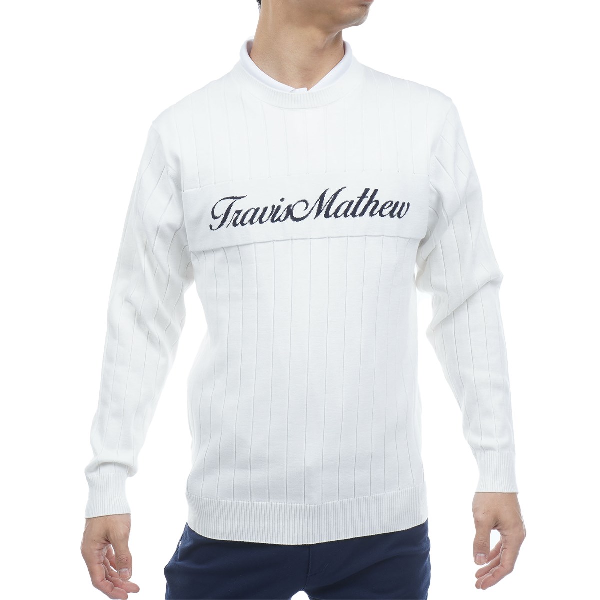 [2026�N�t�ă��f��] �g�����B�X�}�V���[ Travis Mathew ���C�h���u�N���[�l�b�N�Z�[�^�[ �z���C�g �����Y