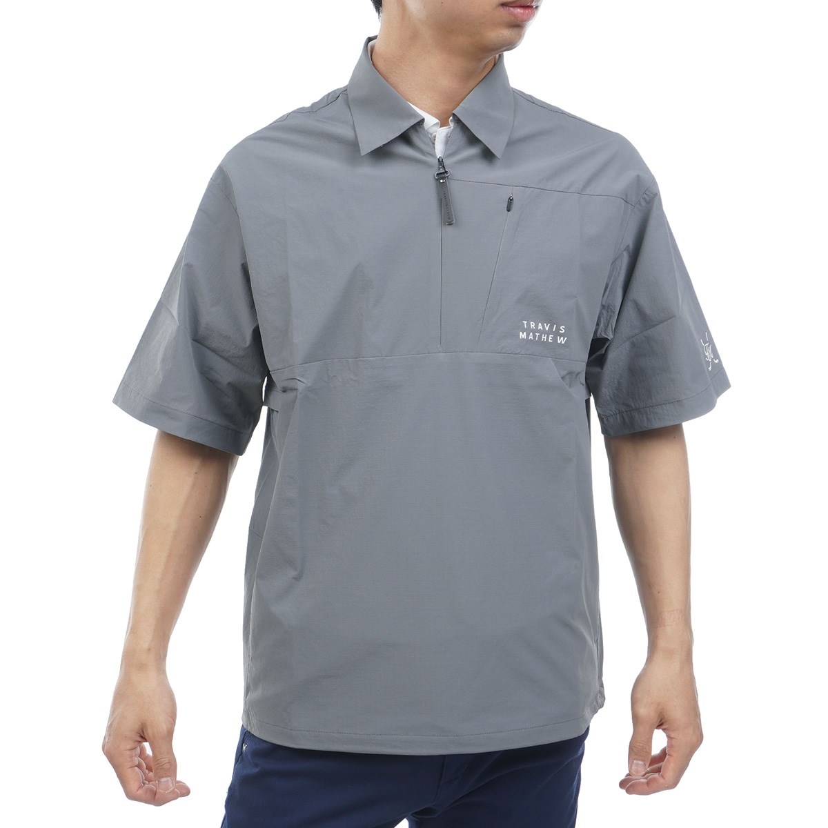 [2026�N�t�ă��f��] �g�����B�X�}�V���[ Travis Mathew ���b�v�X�g�b�v�����N�H�[�^�[�W�b�v�W���P�b�g �N���C�G�b�g�V�F�[�h �S���t�E�F�A