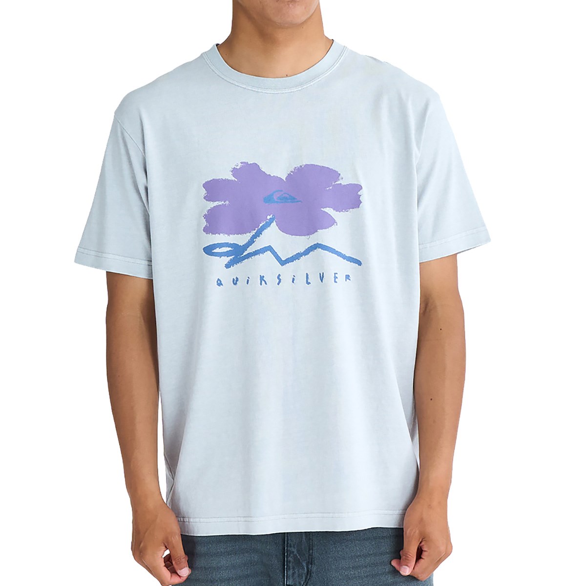 [2026�N�t�ă��f��] �N�C�b�N�V���o�[ QUIKSILVER PG STRUCTURED FLOWER ����T�V���c ���C�g�O���[ �����Y