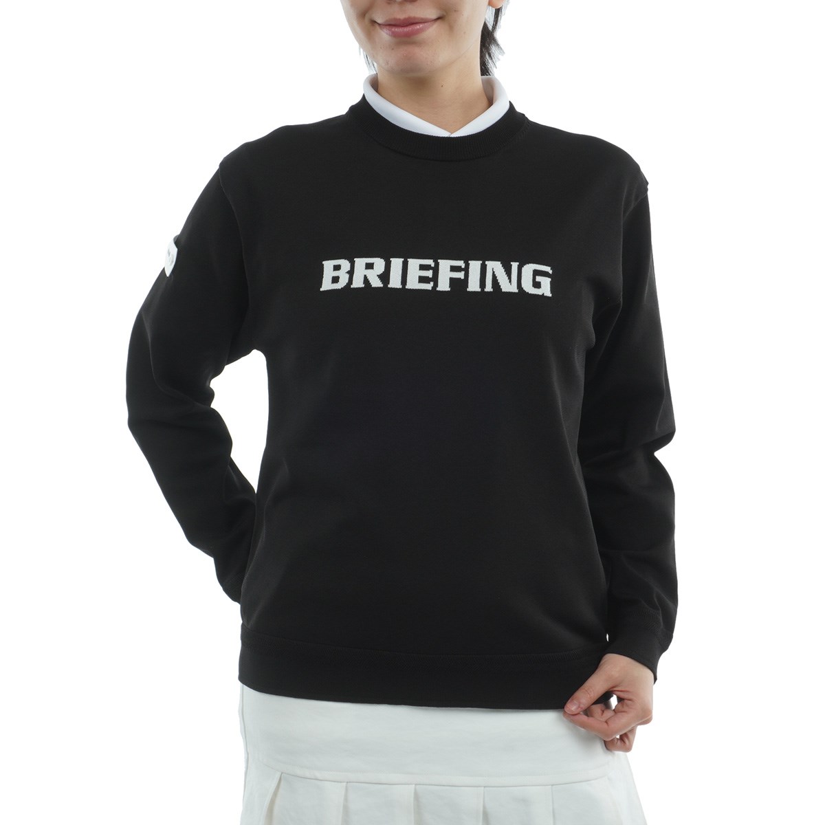 BRIEFING ブラック長袖トレーナー BRIEFING ブラック長袖トレーナー BRIEFING ブラック 長袖セーター M