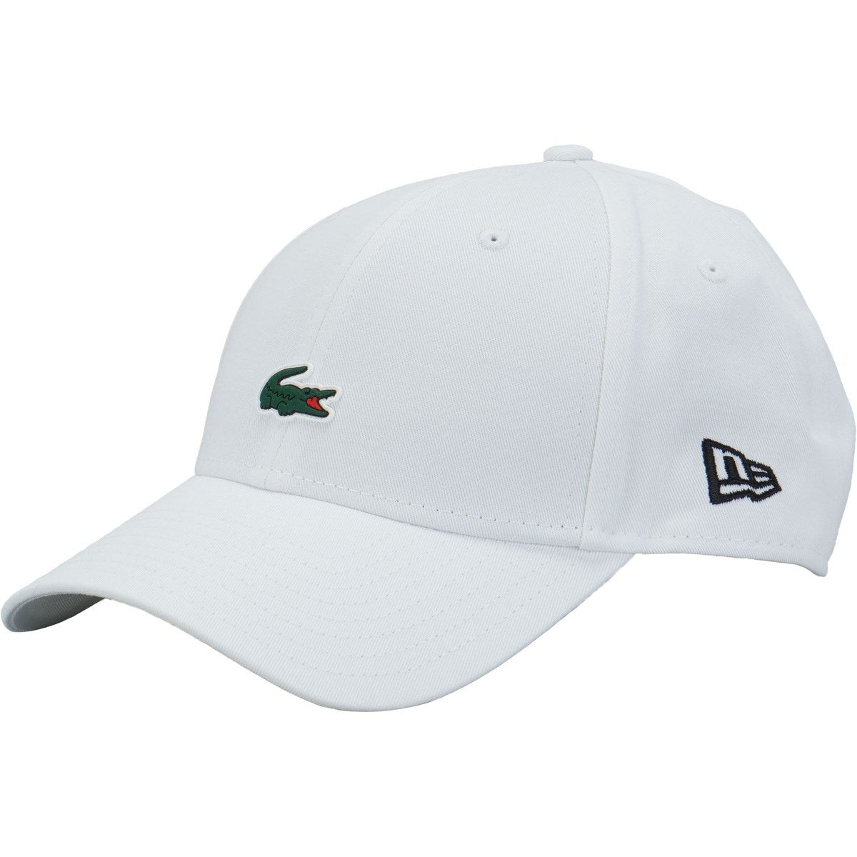 LACOSTE ゴルフキャップ ホワイト LACOSTE（ラコステ） コットン100 帽子 メンズ キャップ ツイル 日本製