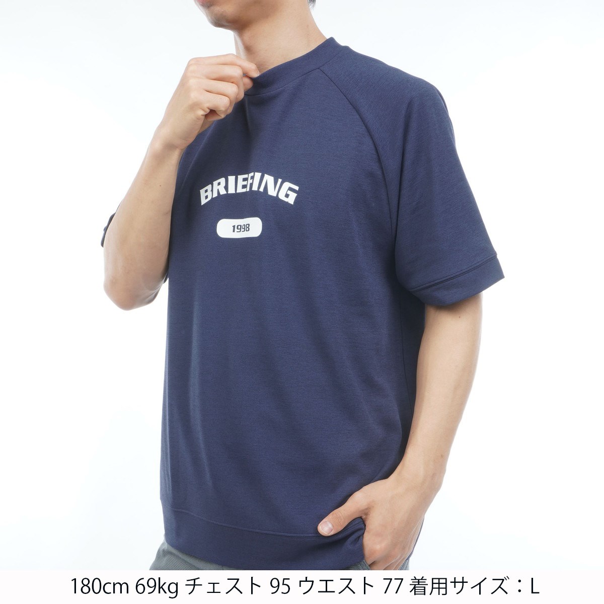 BRIEFING ネイビー 半袖シャツ BRIEFING 半袖シャツ ネイビー Lサイズ 【公式通販】