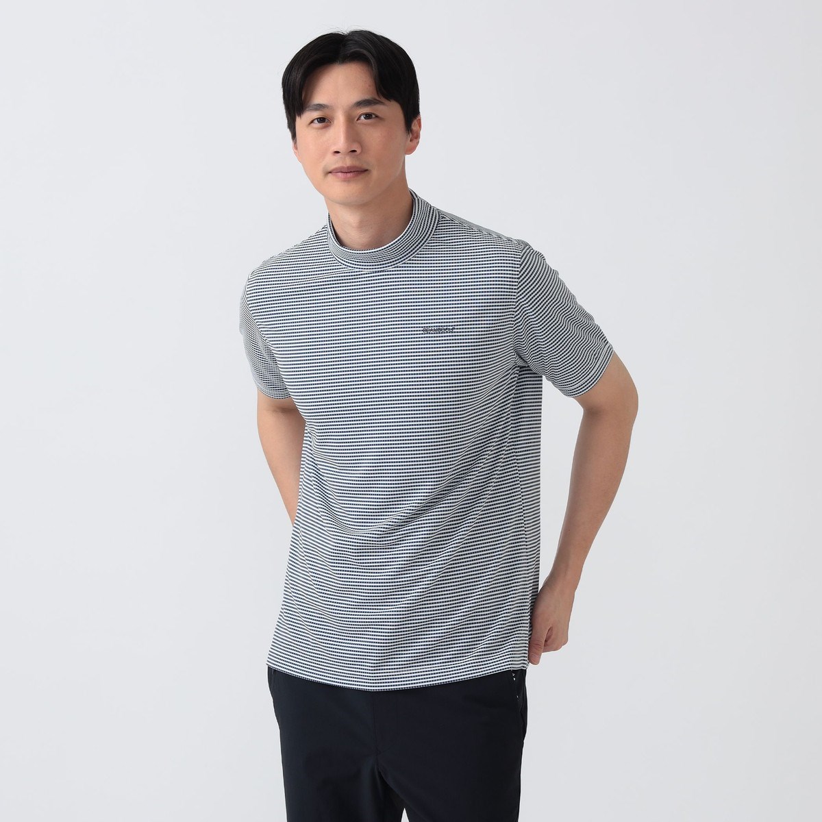 [2026�N�t�ă��f��] �r�[���X�S���t BEAMS GOLF PURPLE LABEL PURPLE LABEL �W���J�[�h�{�[�_�[ ���b�N�l�b�N�V���c �l�C�r�[�^�z���C�g 75 �����Y