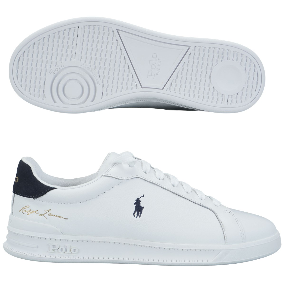 [2026�N���f��] �����t���[���� POLO �w���e�[�W Court II ���U�[ �V���[�Y �z���C�g�^�u���b�N �����Y