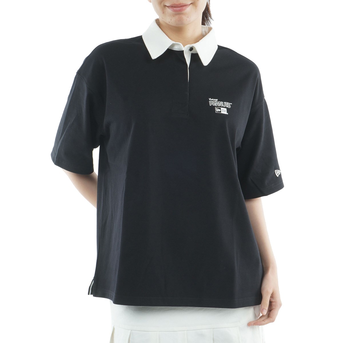 [2026�N�t�ă��f��] �j���[�G�� NEW ERA GOLF GFW PNTS CIRCLE �������O�r�[�|���V���c �u���b�N ���f�B�[�X