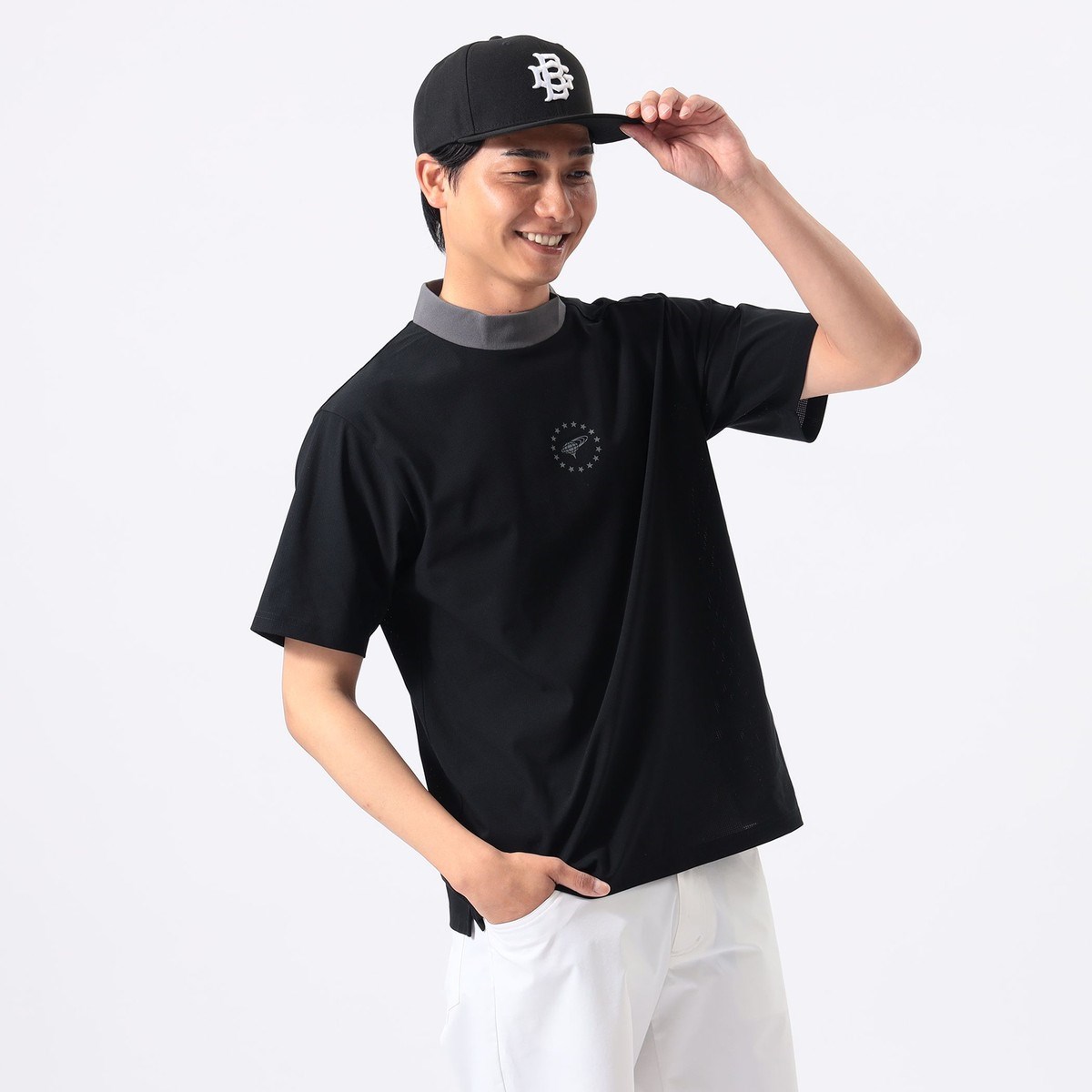 [2026�N�t�ă��f��] �r�[���X�S���t BEAMS GOLF ORANGE LABEL ORANGE LABEL �t���b�N�X�h���C �ݐ؂�ւ� ���b�N�l�b�N�V���c �u���b�N 19 �����Y