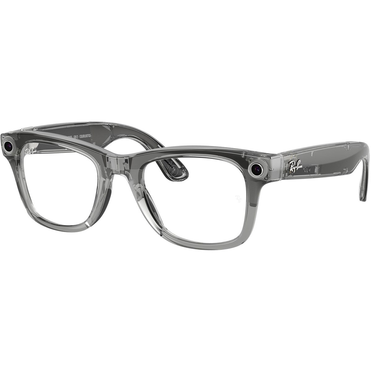 [2026�N���f��] ���C�o�� Ray-Ban Wearable WAYFARER ���������Y �d�q�@�\�t���T���O���X �V���C�j�[�g�����X�y�A�����g�O���[ 6840MF 0RW4012(���������Y�F�T�t�@�C�A) �S���t�E�F�A