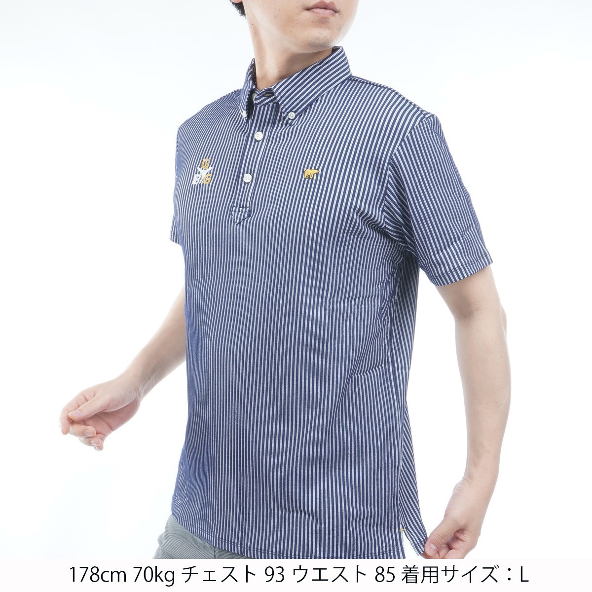 CPG GOLF 半袖ポロシャツ 非売品 dショッピング |ゴールデンベア GB GOLF SPIKE 半袖ポロシャツ L