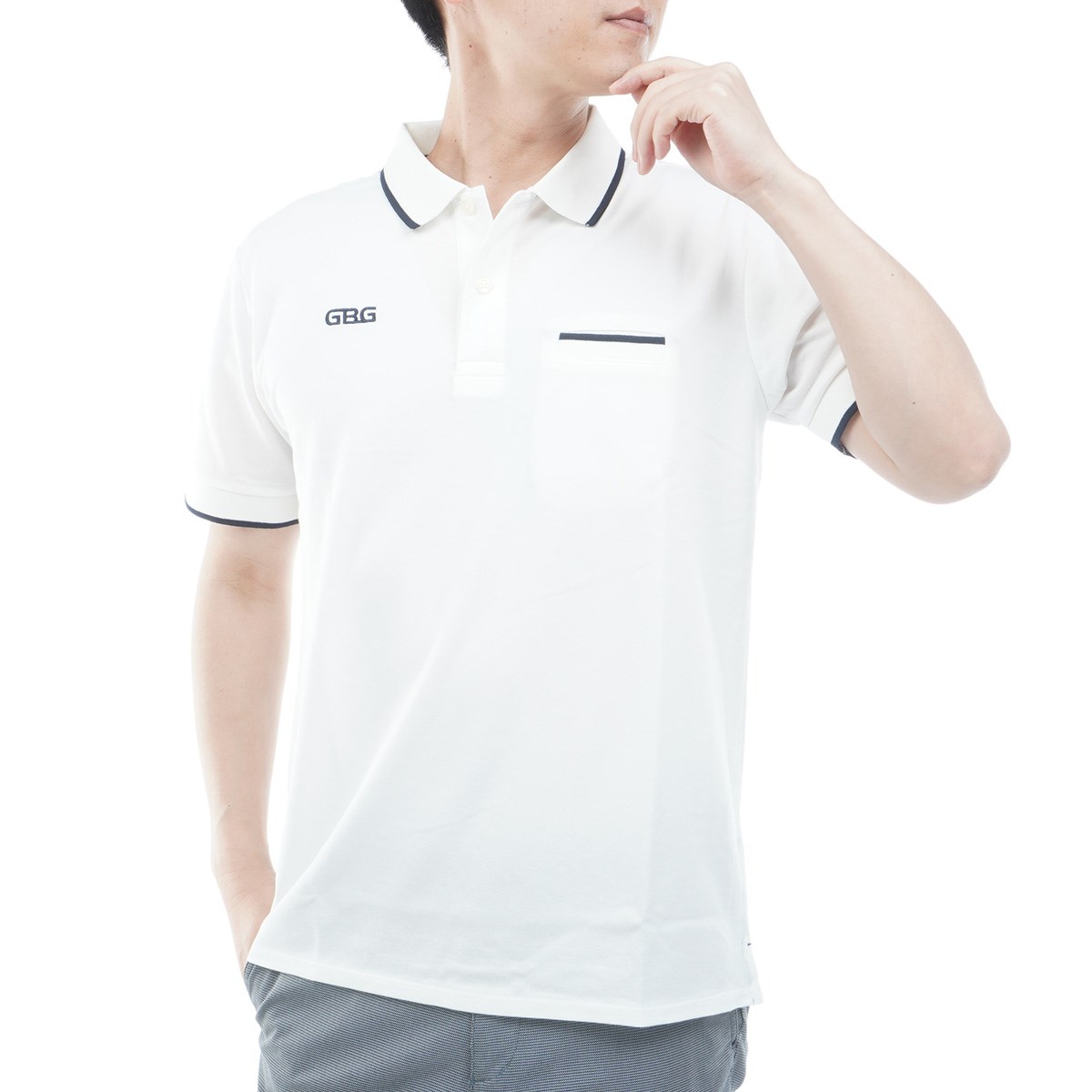 dショッピング |ゴールデンベア GB GOLF CITY 半袖ポロシャツ M