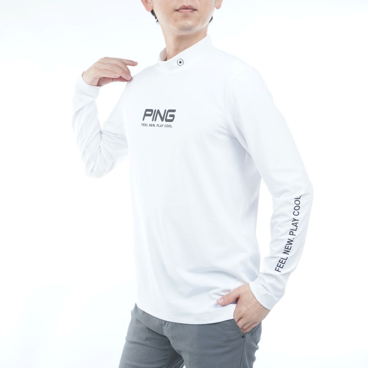 dショッピング |ピン PING ストレッチ レイヤードツインセット L
