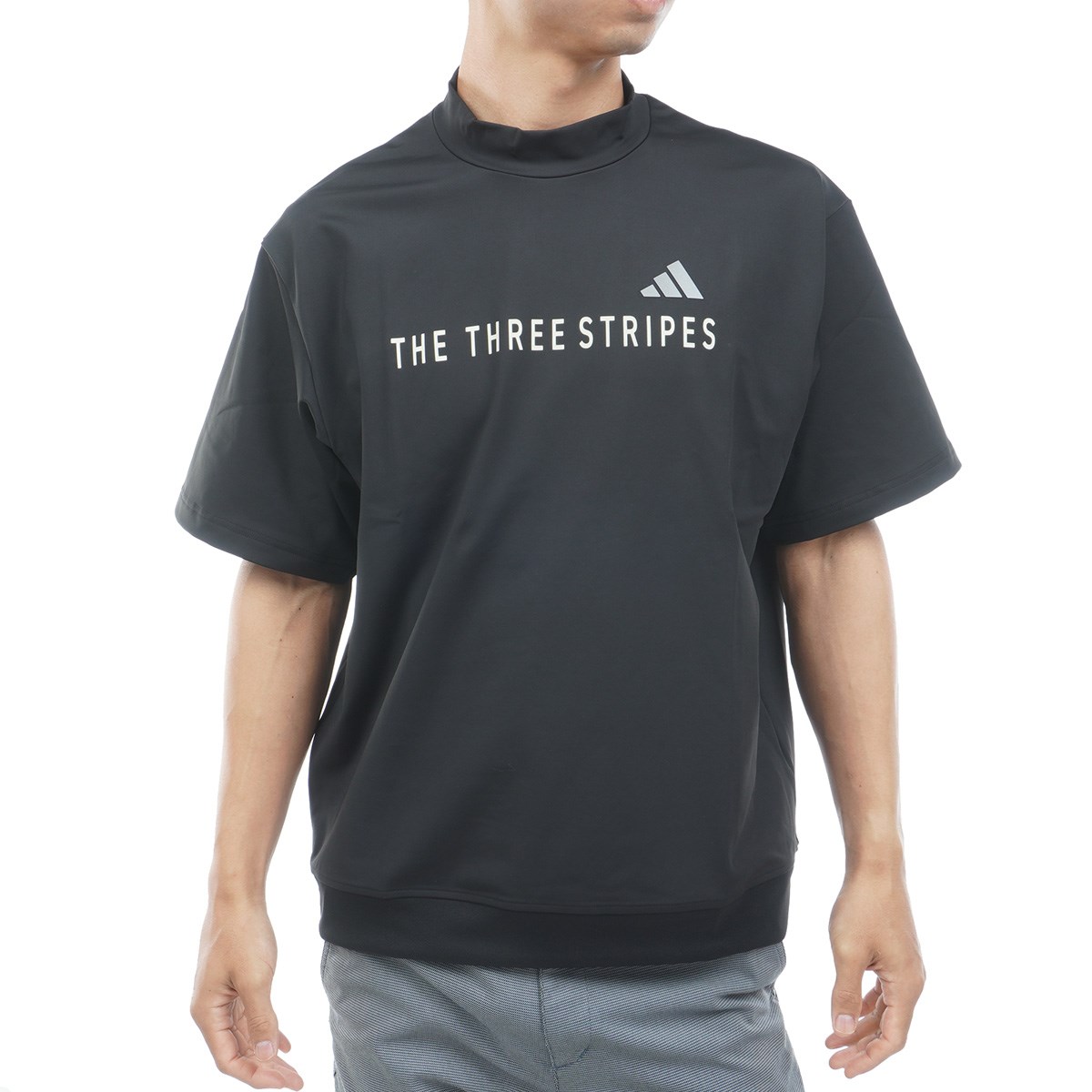 dショッピング |アディダス Adidas モックネック半袖シャツ J／XL