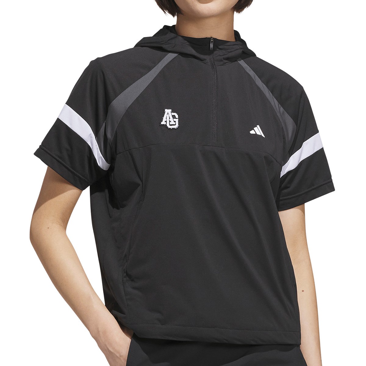 dショッピング |アディダス Adidas ハーフジップ アノラック半袖