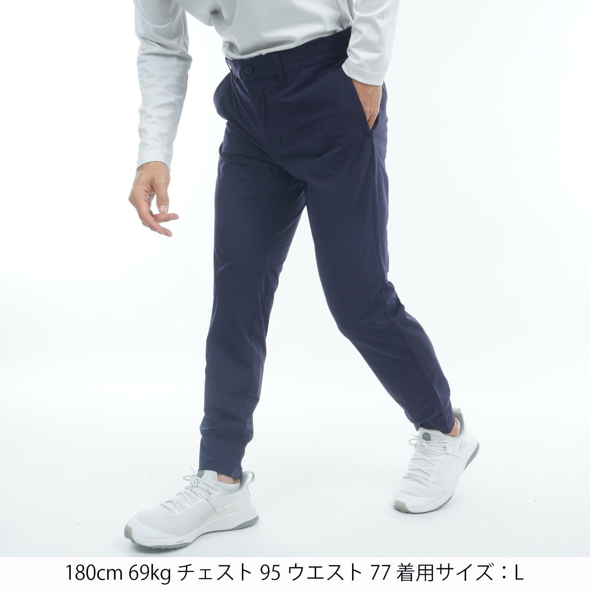 ゴルフ BRIEFING ブリーフィング ストレッチパンツ ネイビー XS