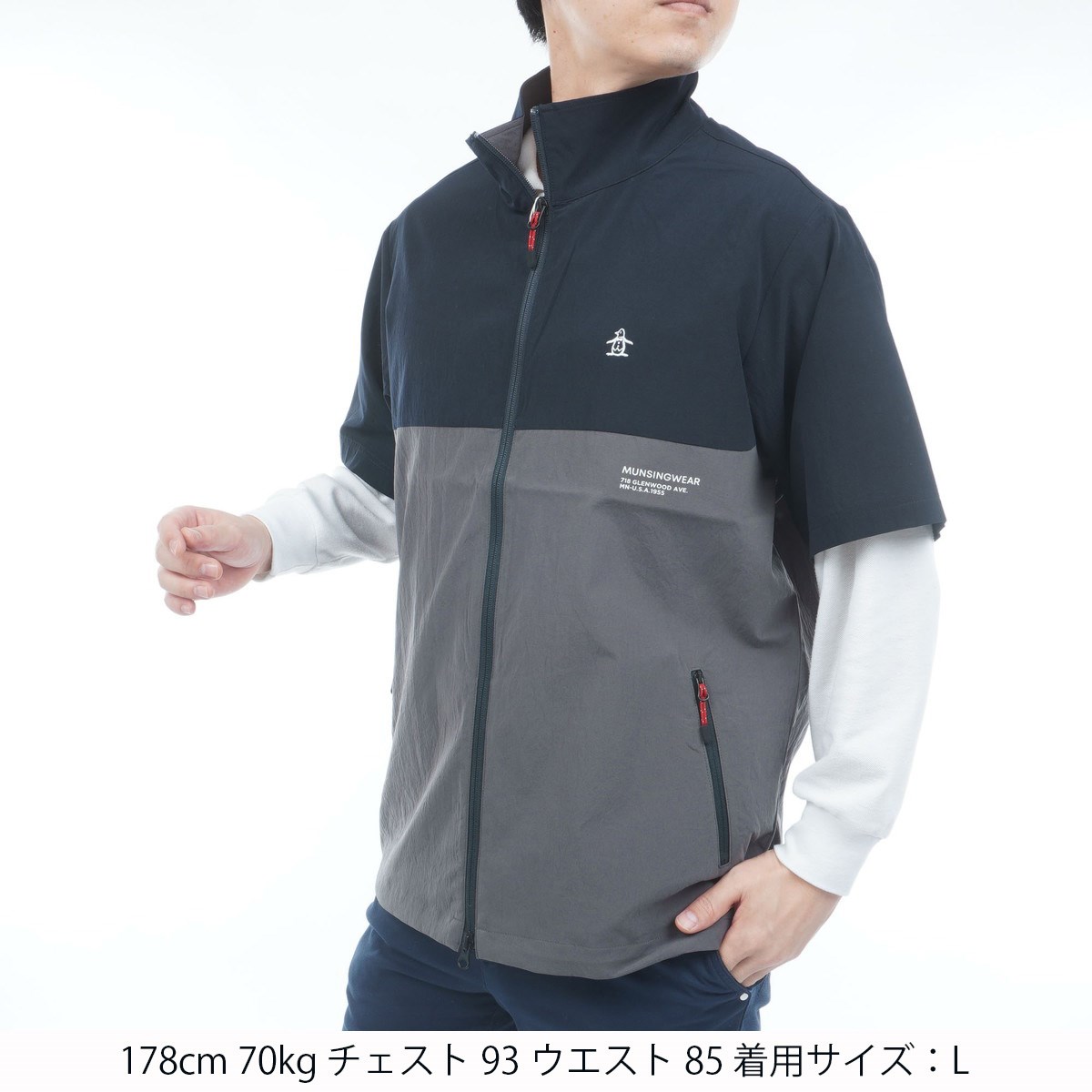 dショッピング |マンシングウェア Munsingwear ドットエアー半袖