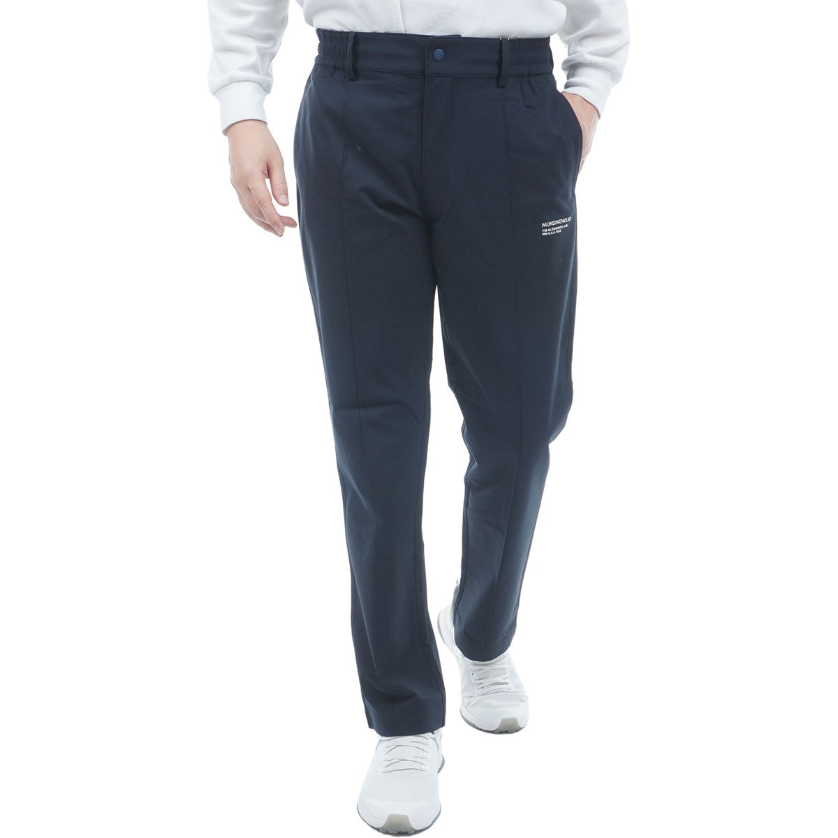 新品　未使用品 Munsingwear（マンシングウェア）のネイビー　LL dショッピング |マンシングウェア Munsingwear ストレッチ ピンタック