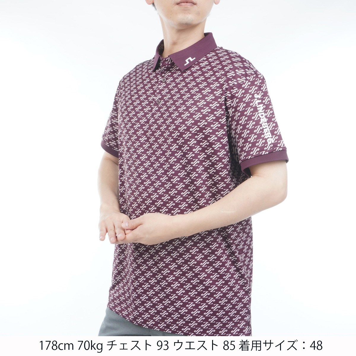 jリンドバーグ ツアー　刺繍ロゴ　ポロシャツ サイズL dショッピング |J.リンドバーグ J.LINDEBERG ストレッチ Tour Tech