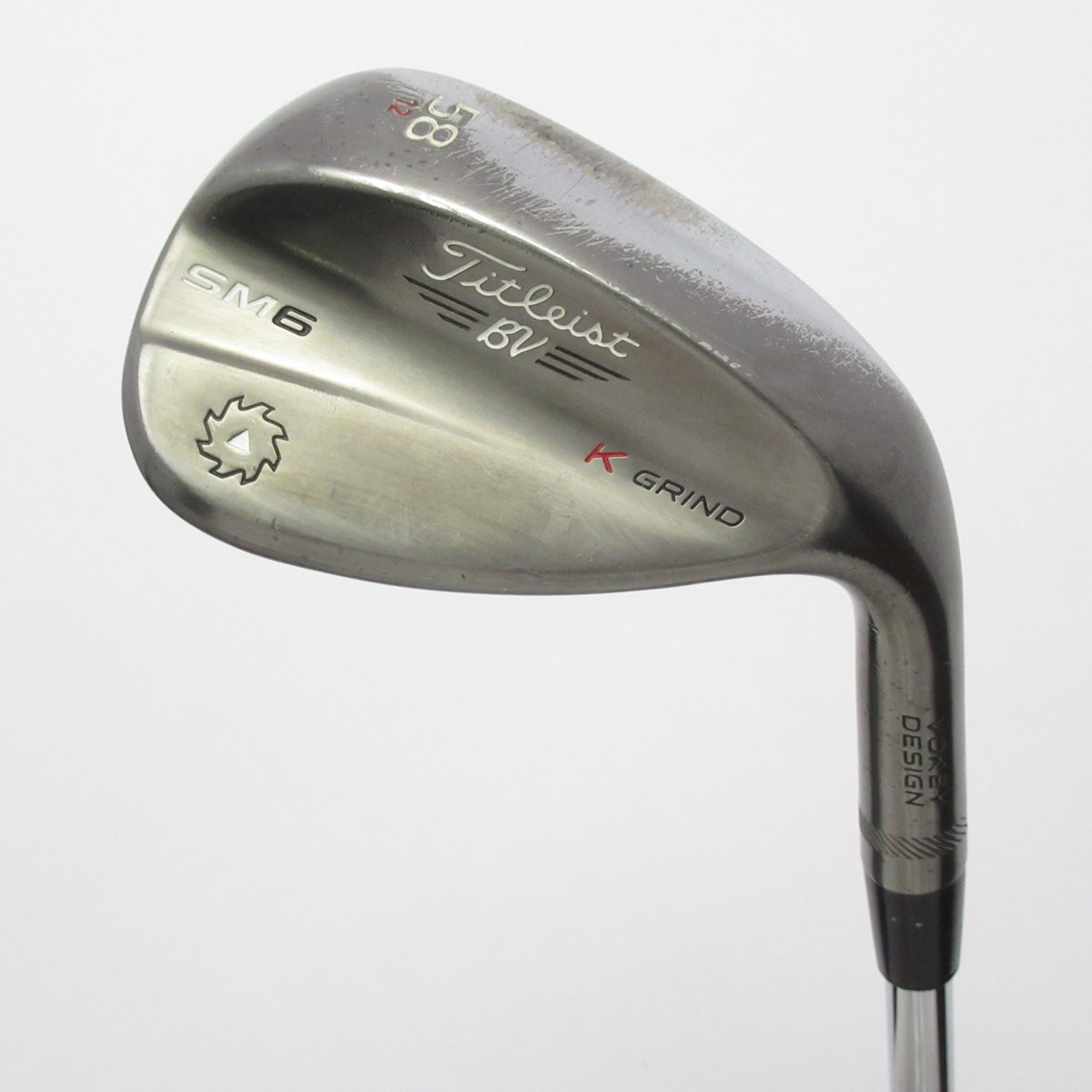 中古】Vokey SM6 スティールグレイ K GRIND ウェッジ N.S.PRO 950GH 58