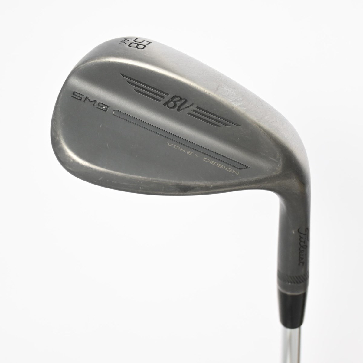 タイトリスト ボーケイ SM9 58°08M 純正シャフト ウェッジ dショッピング |【中古】タイトリスト Vokey ボーケイ SM9 JET BLACK